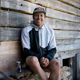 Patrick von Känel poses for a portrait in Frutigen, Switzerland on July 11, 2023