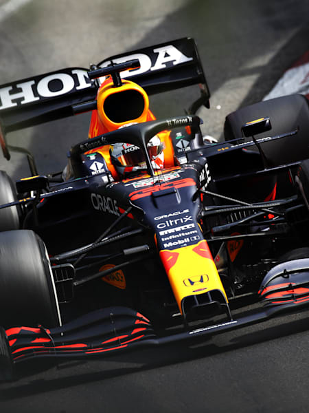Max Verstappen driving the Red Bull Racing RB16B Honda during the F1 Grand Prix of Monaco at Circuit de Monaco on May 23, 2021.