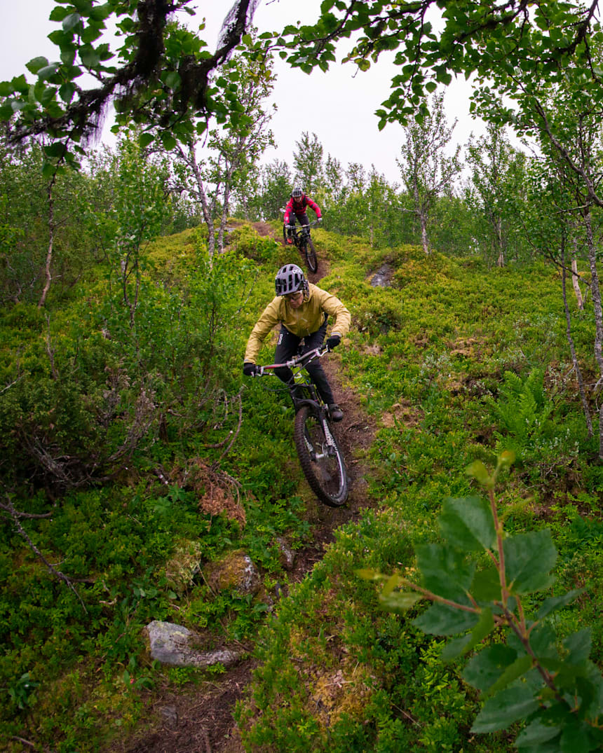 single track cycling