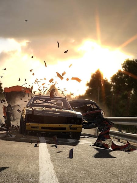 Crashes stehen in Wreckfest an der Tagesordnung. Das Rennspiel von Bugbear versteht sich als Wiedergeburt der Crash--Rennspiele wie FlatOut und Destruction Derby