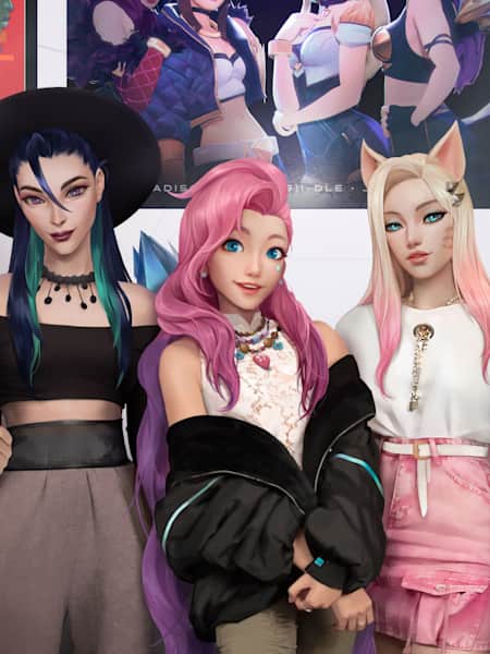 Wirtualny girlsband, K/DA, stworzony przez Riot Games w celu promowania League of Legends.