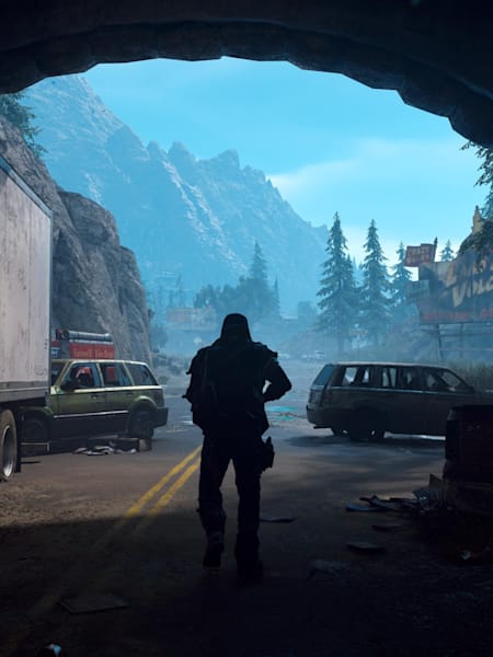 Captura de pantalla de Deacon St. John en Days Gone.