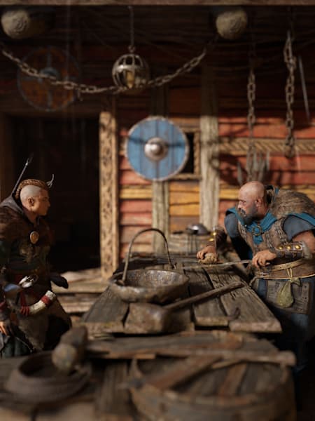 Capture d'écran d'Assassin's Creed Valhalla, dernier opus de la série à succès d'Ubisoft.