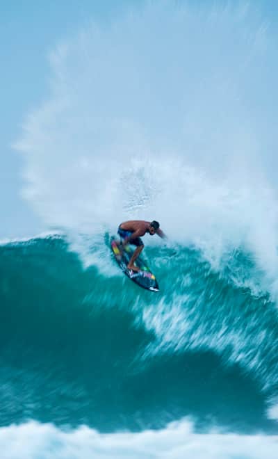 Italo Ferreira surfing in Hawaii