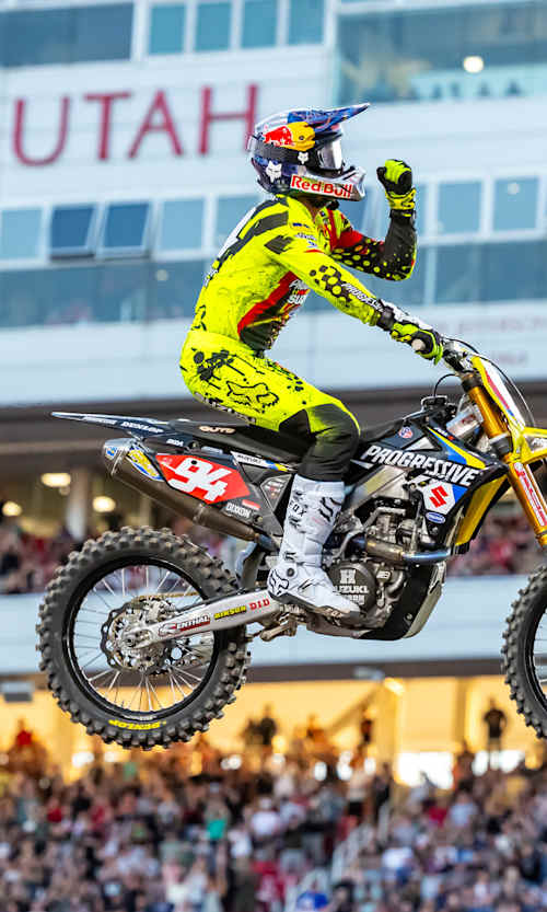 Ken Roczen at SMX World Championships Round 17 at Rice Eccles Stadium in Salt Lake City, Utah, USA on May 09, 2026.