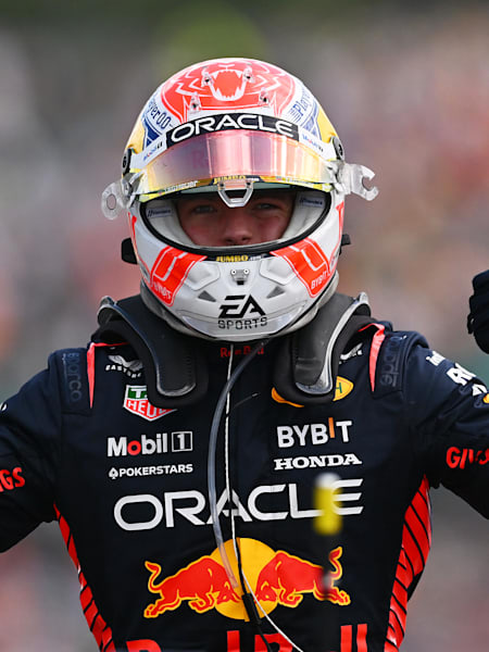 Le pilote hollandais Max Verstappen d'Oracle Red Bull Racing remporte sa sixième victoire d'affilée au Grand Prix de Grande Bretagne de Formule 1 2023.
