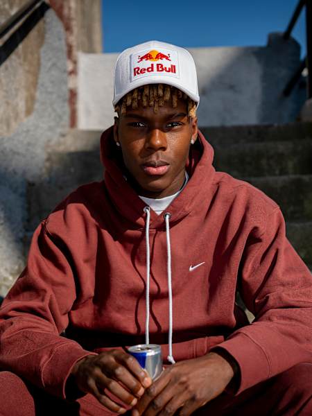Portrait du joueur de football espagnol  Nico Williams à Bilbao, le 7 avril 2025.