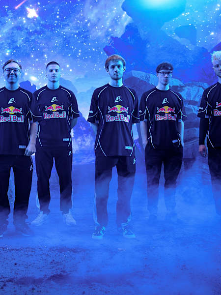 Los Ratones posieren für Red Bull League of Its Own 2025 in München