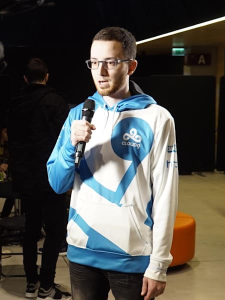 Pro PUBG player SOLIDFPS is interviewed at IEM Katowice.