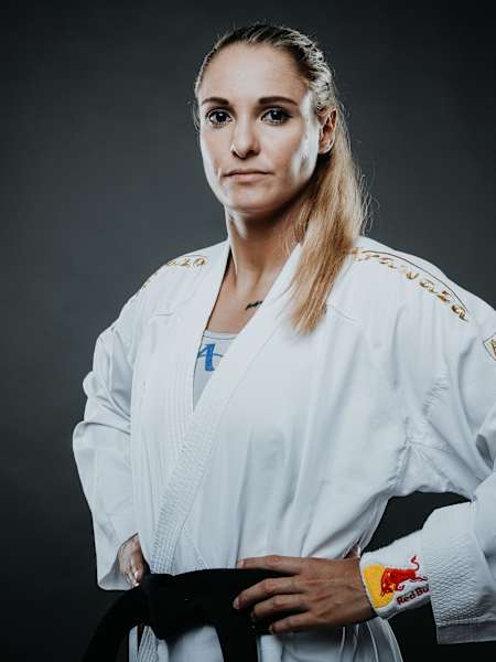 Alisa Buchinger poses for a portrait during a photoshoot in Salzburg, Austria on September 5, 2018.