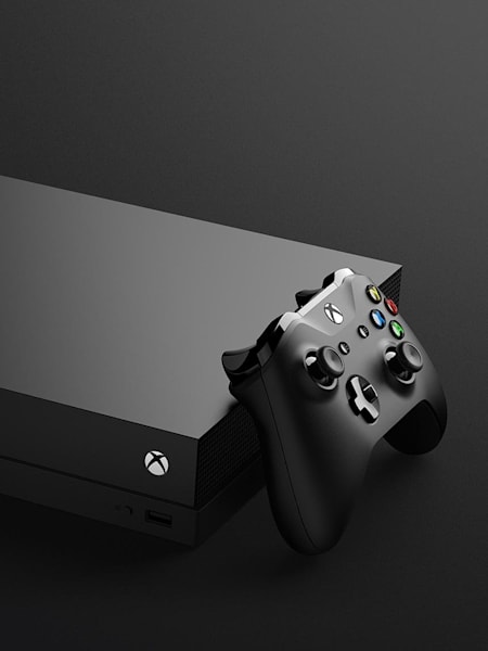 Xbox One X vs PS4 Pro : La nouvelle console de jeux vidéo Xbox One X de Microsoft.