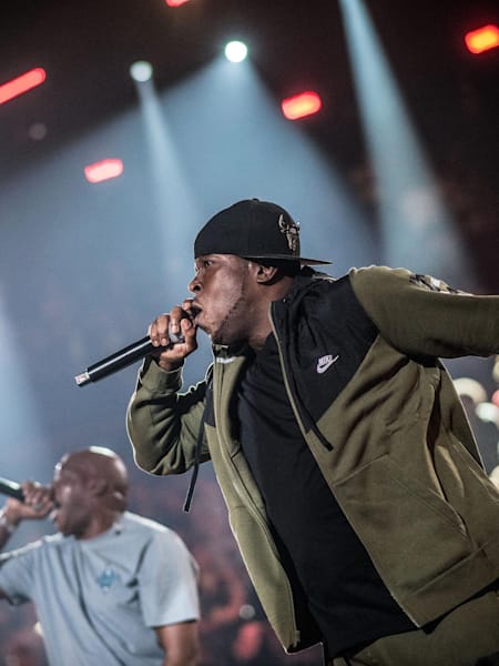 M.O.P performs as the surprise act at Red Bull BC One 2018 in Zurich, Switzerland.