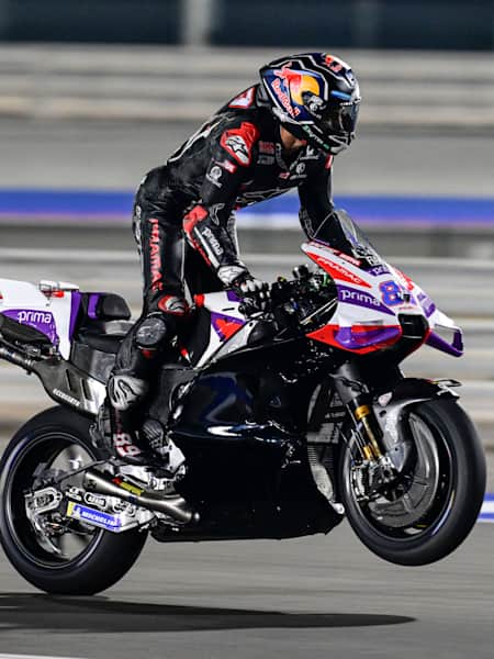 Jorge Martín at Qatar MotoGP test February 20, 2024.
