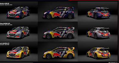 Team Peugeot Total 2018 livery reveal Peugeot 208 WRX.