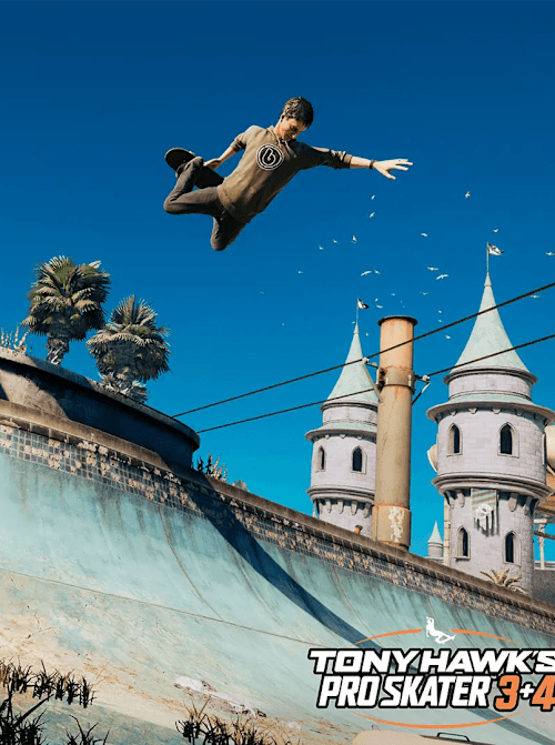 Tony Hawk beim Skaten in Chicago, zu sehen in der Neuauflage von Tony Hawk's Pro Skater 3+4.