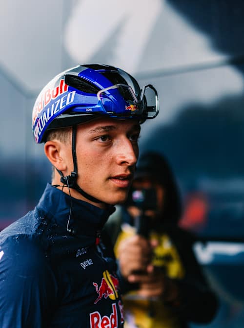 Florian Lipowitz from Team Red Bull - BORA - hansgrohe during Stage 2 Lof the Tour de France 2025.
