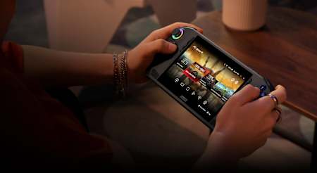 Bild zeigt den Gaming-Handheld MSI Claw A1M