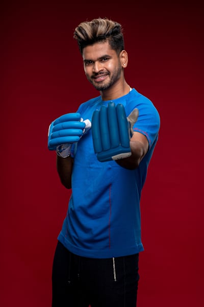 Indian batsman Shreyas Iyer