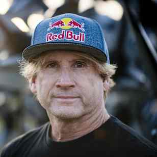Robby Naish poses for a portrait at Hangar-7, Salzburg, Austria on January 24, 2018.