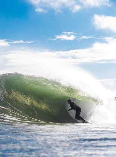 ニュージャージーのウインターバレル Surfing
