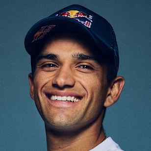 Jorge Martín poses for a portrait during the Spanish Red Bull Athlete Summit in Andorra, on January 31, 2024.