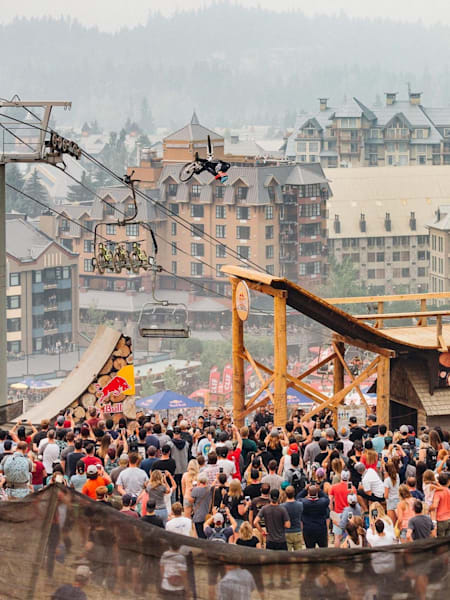 Brett Rheeder upped the ante with a cork 720 into the cabin.