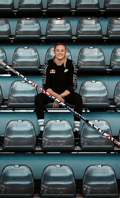 Wilma Murto poses for portrait in Turku, Finland on September 3, 2020.