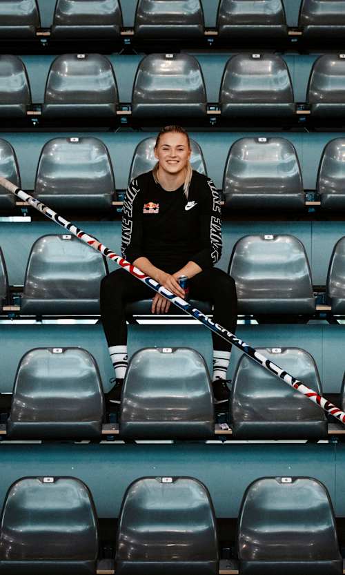 Wilma Murto poses for portrait in Turku, Finland on September 3, 2020.