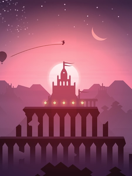 A screenshot from Alto’s Odyssey.