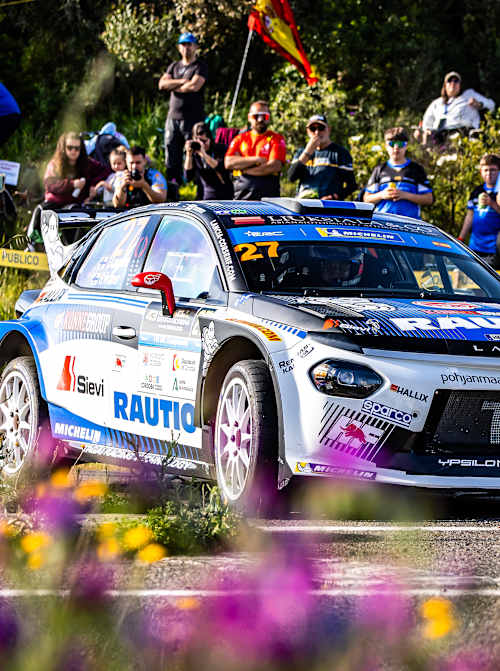 Kauppinen battled back with a rapid ERC1 debut drive