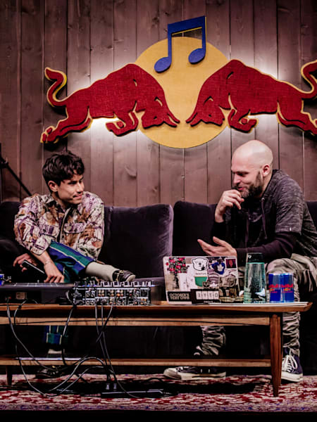 Sheppard joined on stage by record producer and DJ, Frank Dukes