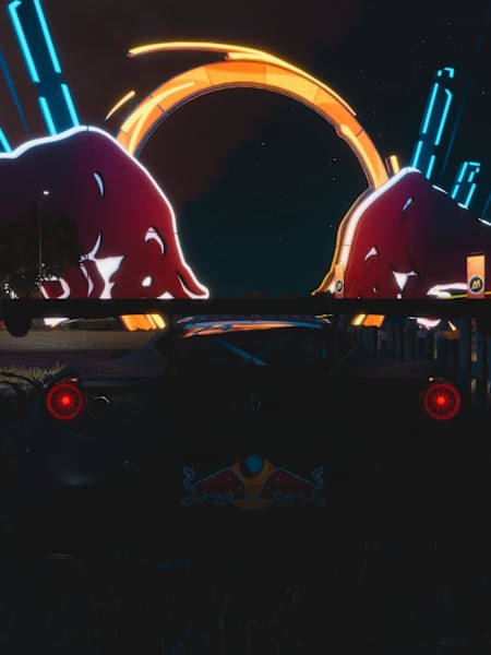 Captura de pantalla del Red Bull Playground en The Crew Motorfest.