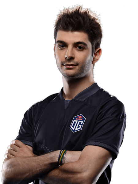 A profile shot of Team OG player Sébastien ‘Ceb’ Debs