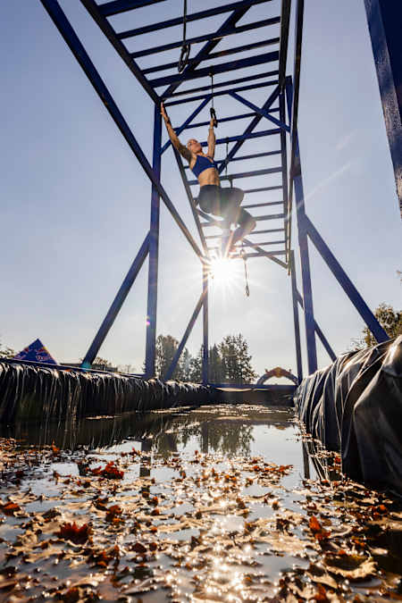 Ida Mathilde Steensgaard performs at Red Bull World's Toughest Playground, Denmark on October 24, 2024. 