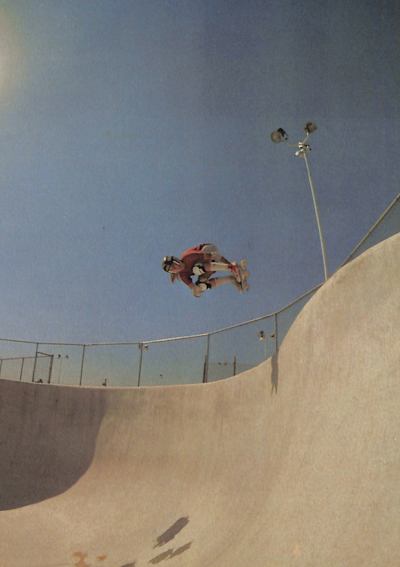 Tay Hunt goes huge on concrete for the pages of Skateboarder Magazine.