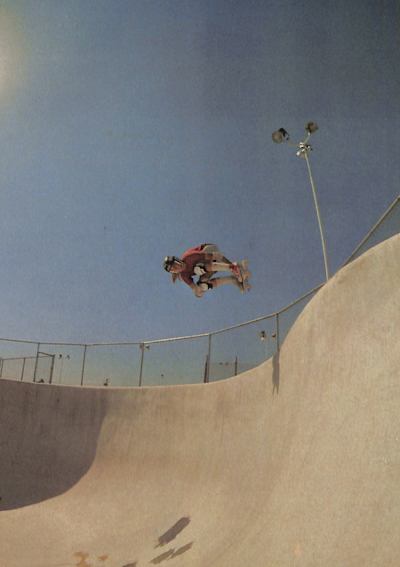 Tay Hunt goes huge on concrete for the pages of Skateboarder Magazine.