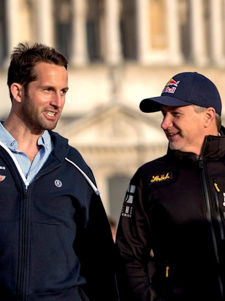 Sir Ben Ainslie and Roman Hagara 
