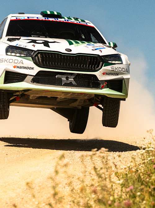 Robert Virves led a highly-competitive WRC2 field on Friday