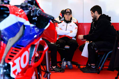 Diogo Moreira: início dos ajustes pra MotoGP