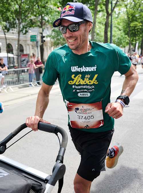 Michael Strasser beim Wings for Life World Run