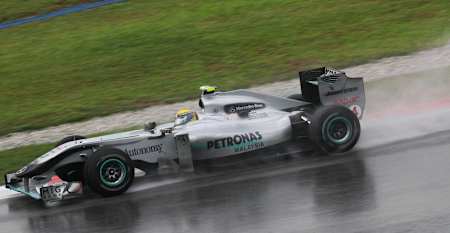 Nico Rosberg logró el primer podio de Mercedes, tras su vuelta a la F1.