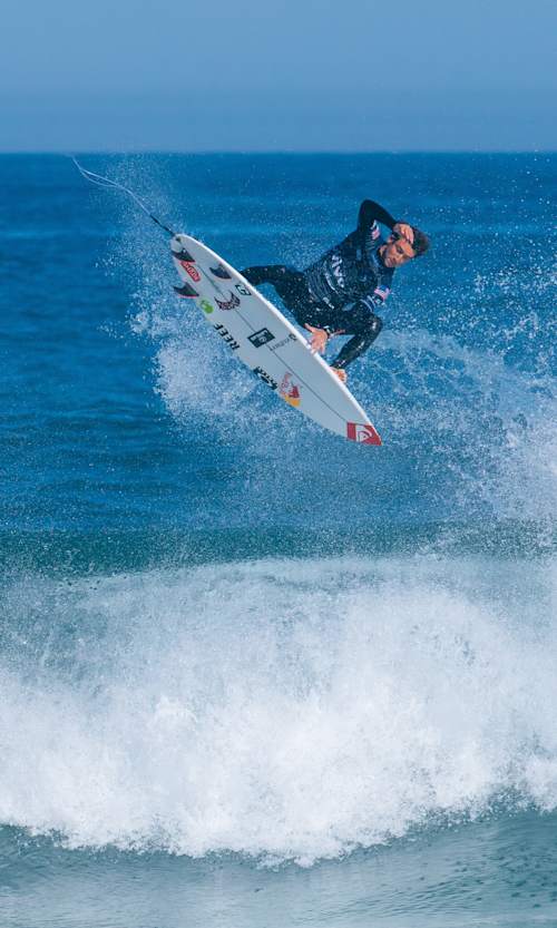 Griffin Colapinto surfing at The Box in Western Australia