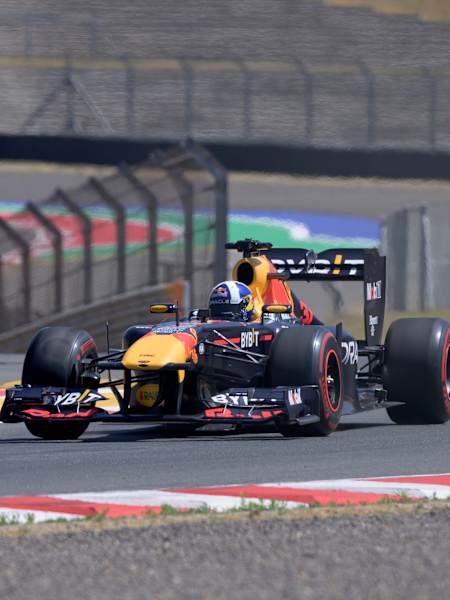 David Coulthard performs during the filming of Racing Around Kyalami in Johannesburg, South Africa on October 4, 2024. 