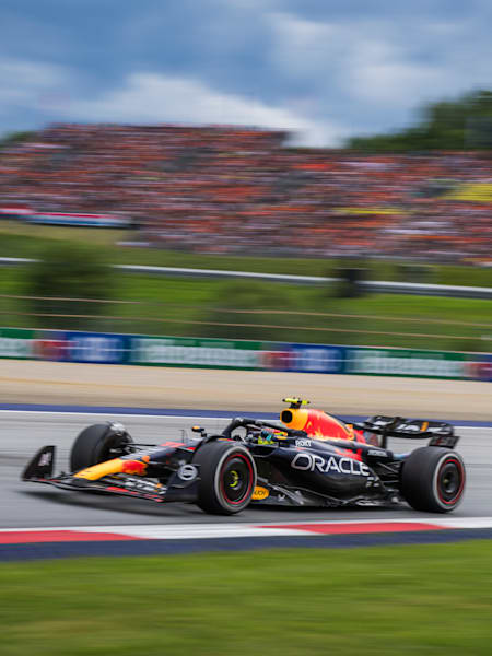 Sergio "Checo"Perez races during the 10th stop of the 2023 FIA Formula One World Championship