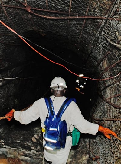 The Mponeng gold mine is the deepest manmade hole 