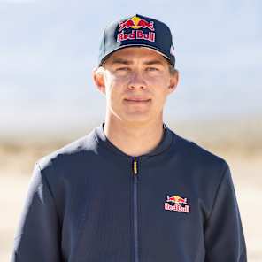 Christopher Polvoorde poses at a shoot in Johnson Valley, California in January 2026.