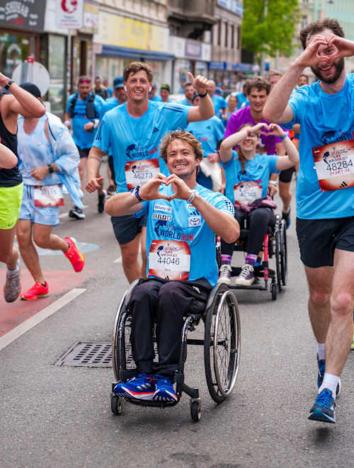 Nico Langmann nimmt am Wings for Life World Run teil
