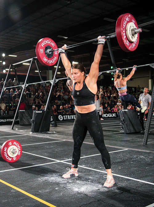 Laura Horvath competes at the World Fitness Project Tour Stop 2, on day 3 in Mesa, Arizona, USA on August 31, 2025.