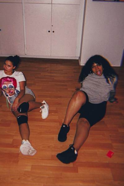 Prado and her choreographer, Idalia Mairena