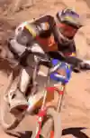 Kyle Strait riding his bike at Red Bull Rampage.